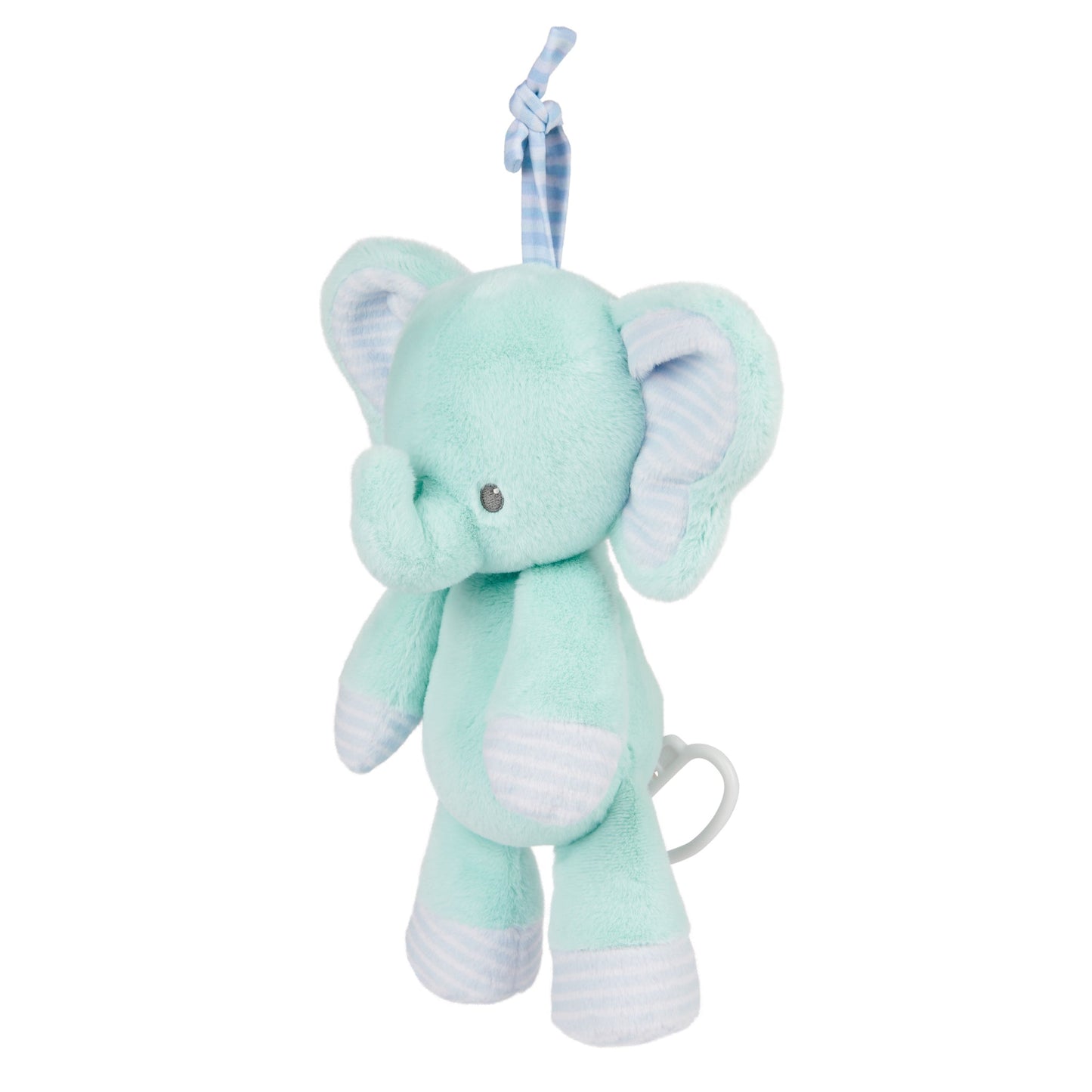 SAFARI FRIENDS ELEPHANT PULL-DOWN MUSICAL PLUSH (PLAYS BRAHMS’ LULLABY), 12 IN