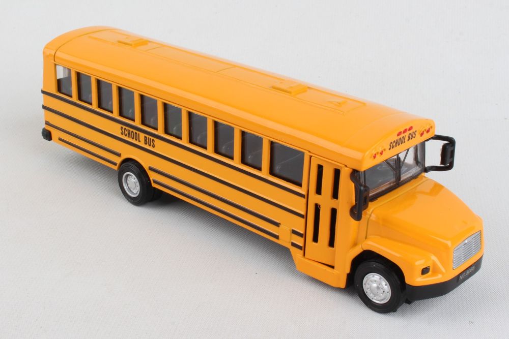 ROAD MARKS PULLBACK SCHOOL BUS 7.5 INCH PULLBACK