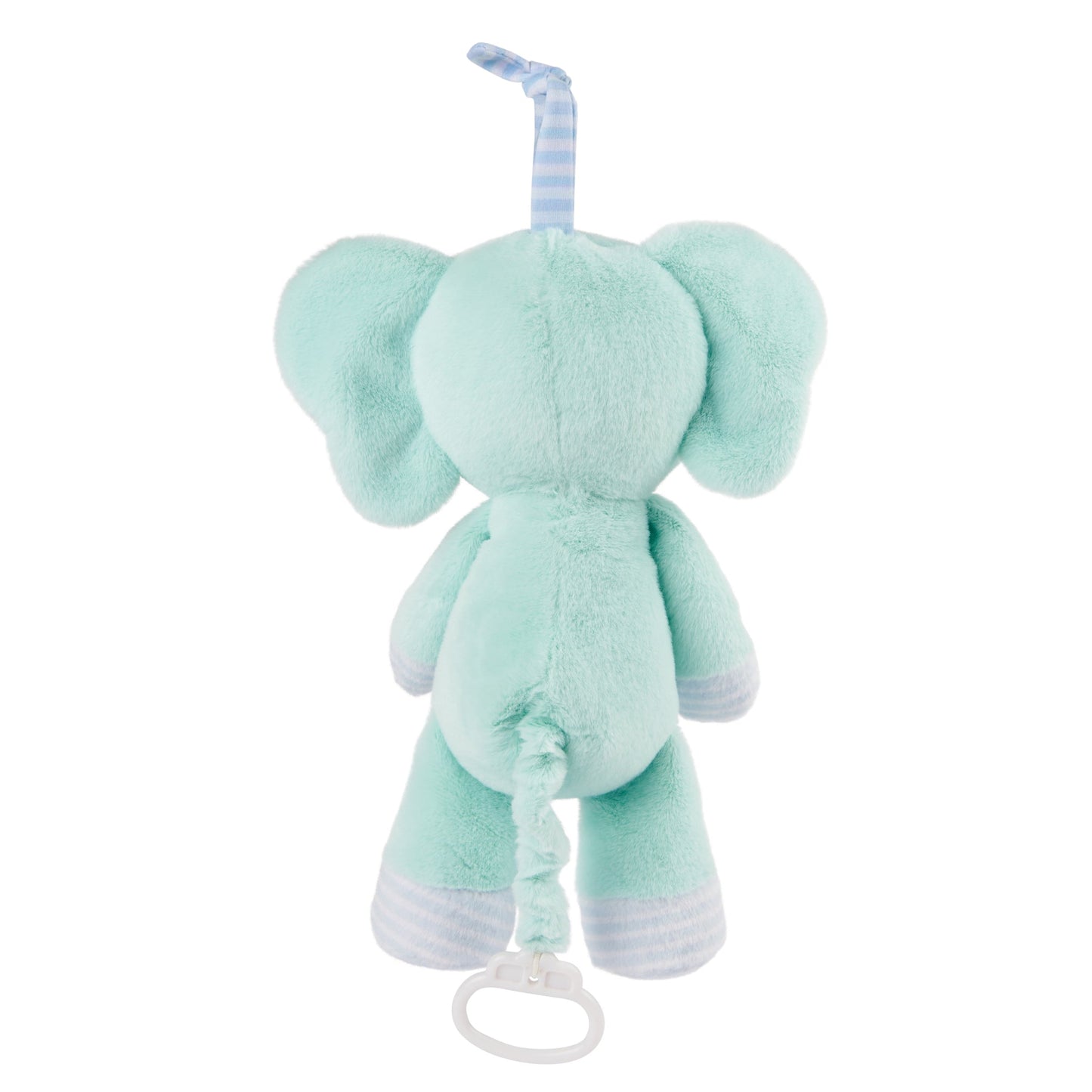 SAFARI FRIENDS ELEPHANT PULL-DOWN MUSICAL PLUSH (PLAYS BRAHMS’ LULLABY), 12 IN