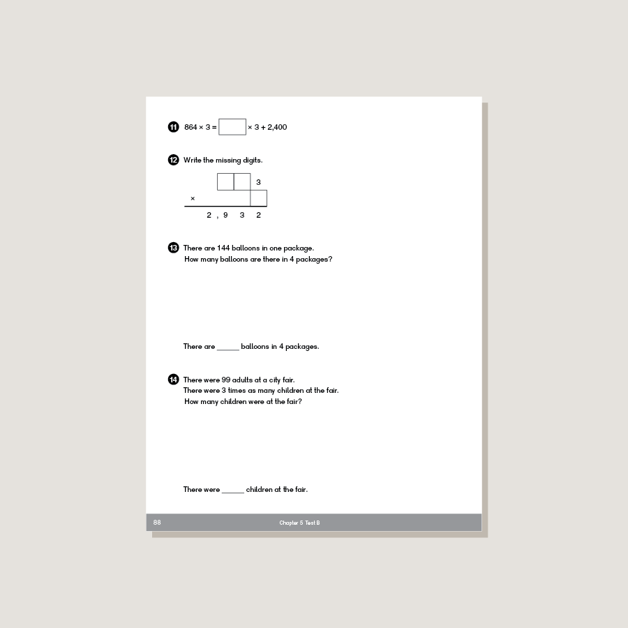 Dimensions Math Tests 3A