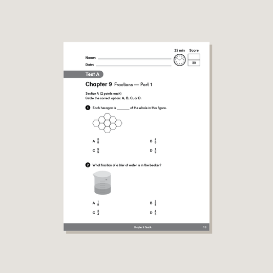 Dimensions Math Tests 3B