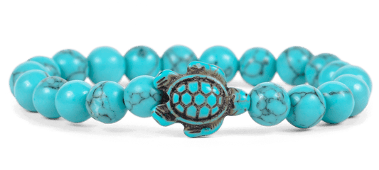 The Journey Bracelet Sea Turtle - Crystal Blue