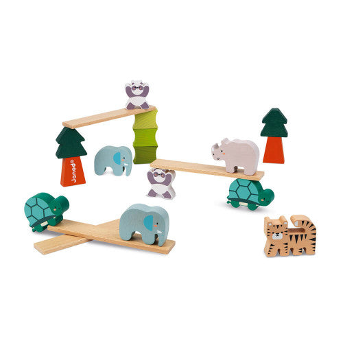 Wooden Balancing Animals game