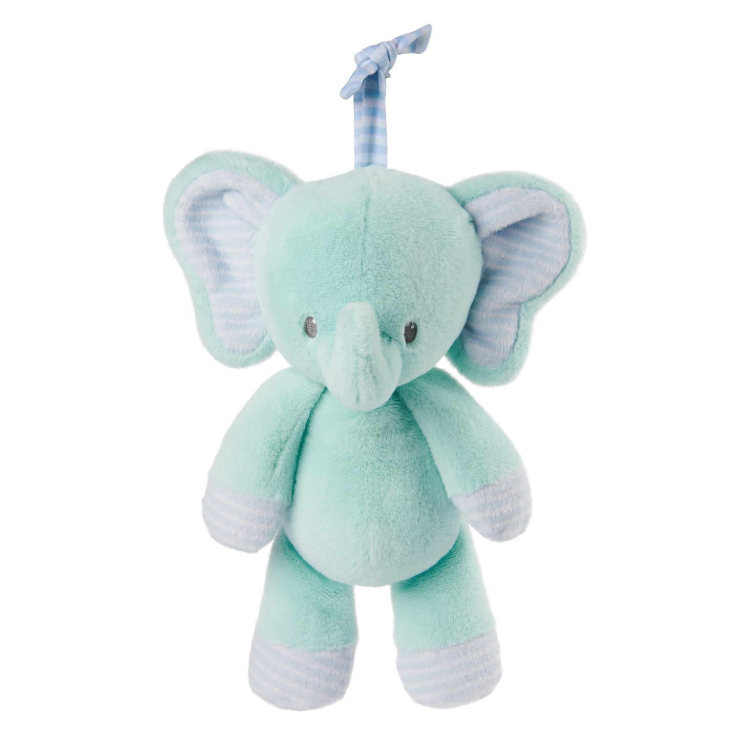 SAFARI FRIENDS ELEPHANT PULL-DOWN MUSICAL PLUSH (PLAYS BRAHMS’ LULLABY), 12 IN