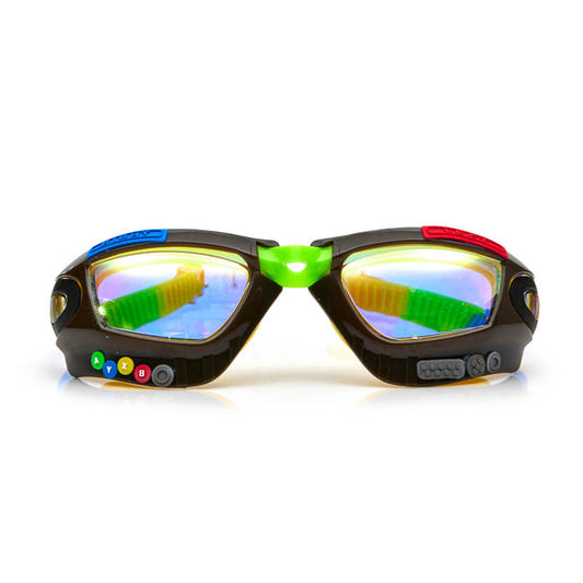 Jet Black Gamer Swim Goggles