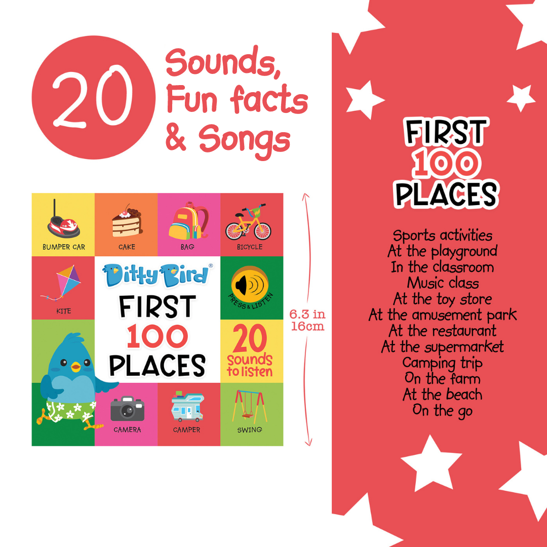DITTY BIRD - 100 PLACES SOUND BOOK