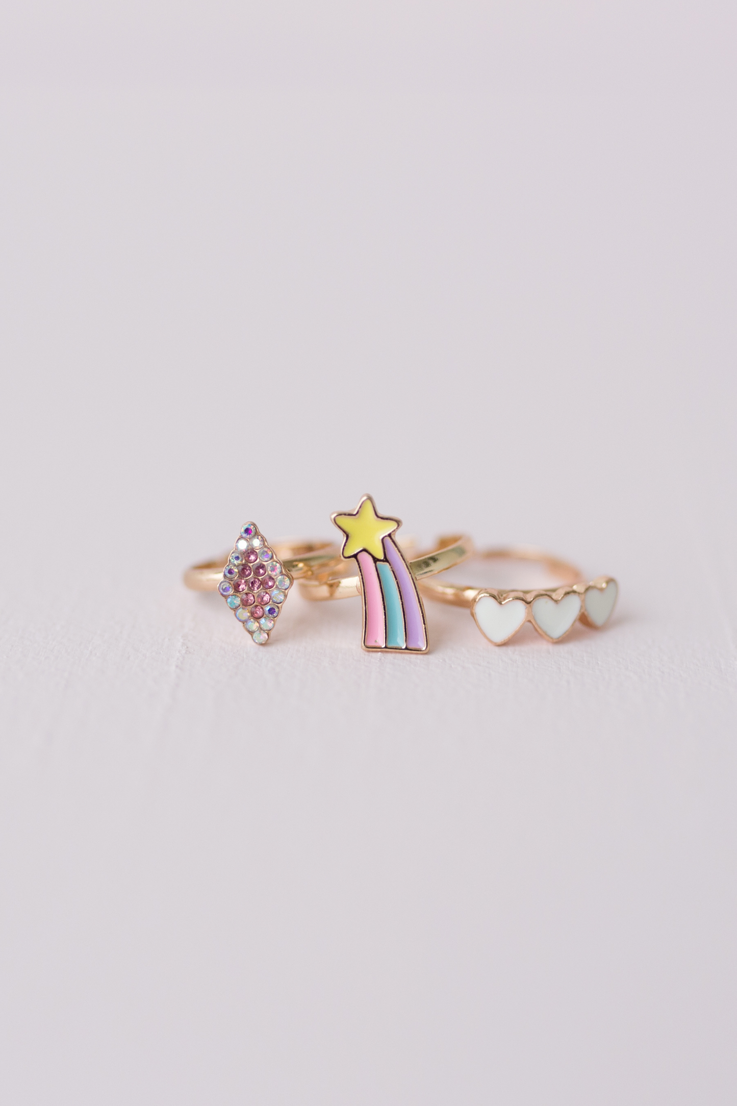 BOUTIQUE HEART STAR RINGS