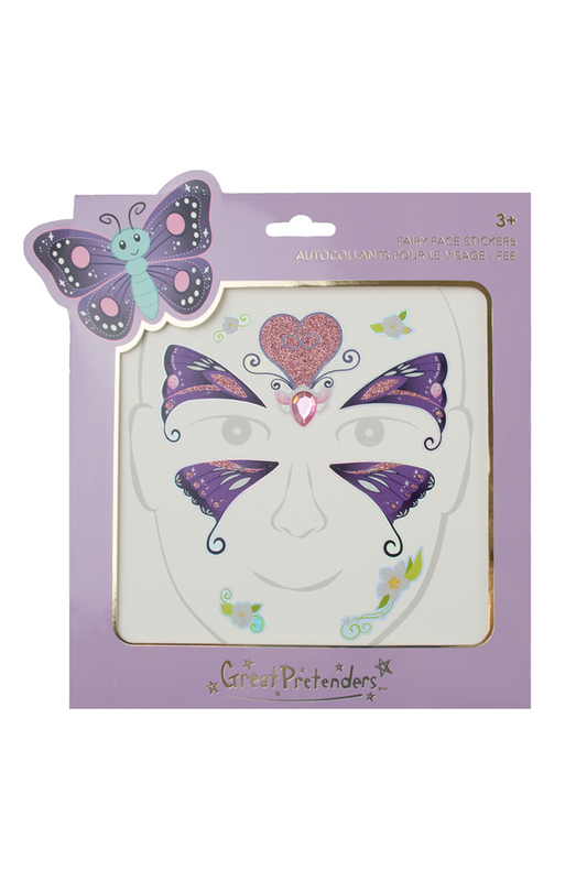 BUTTERFLY FAIRY FACE STICKERS