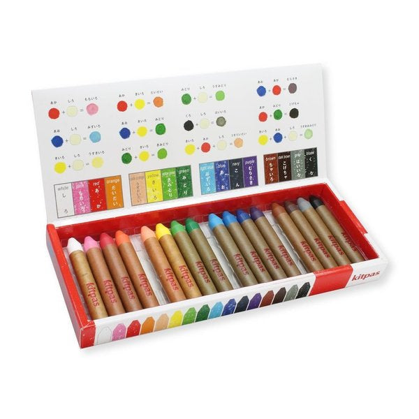 Art Crayons Medium 16 Colors