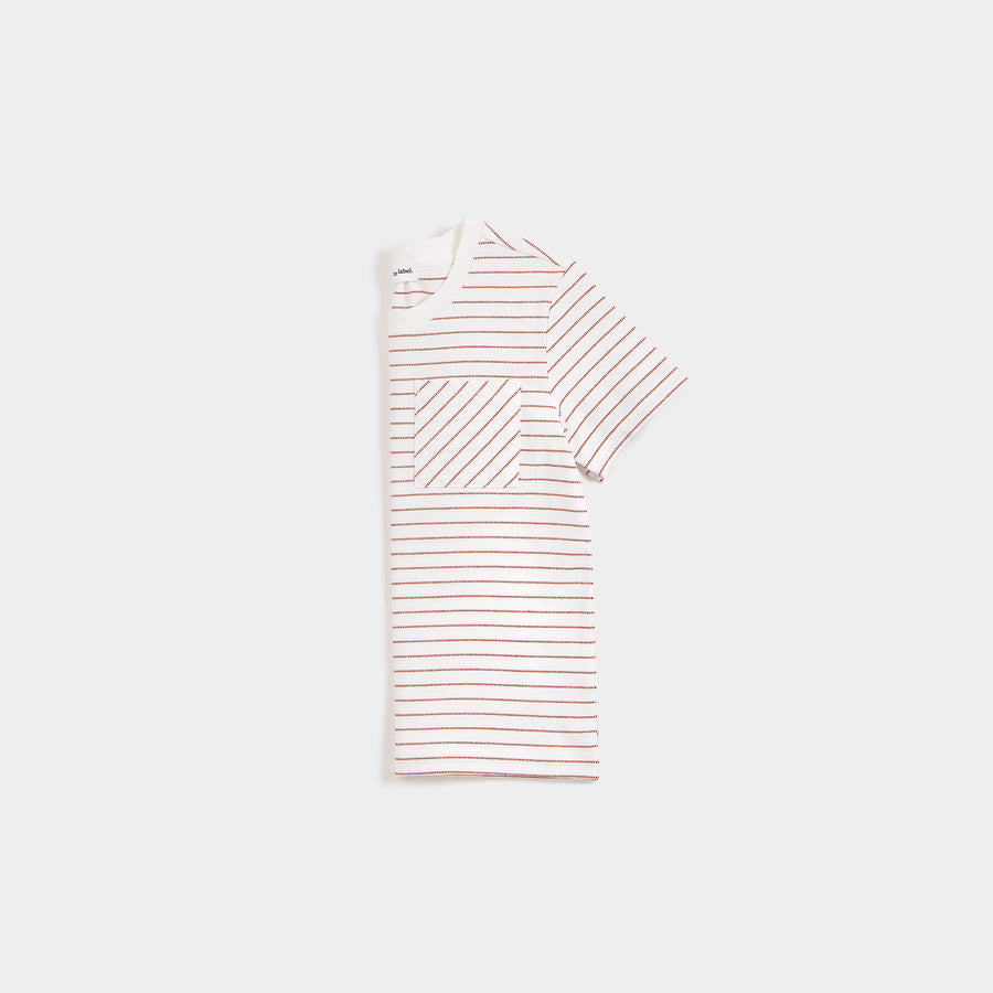 Sandstone Dobby Striped T-Shirt
