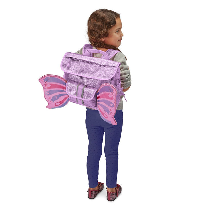 Sparkalicious Purple Butterflyer Backpack