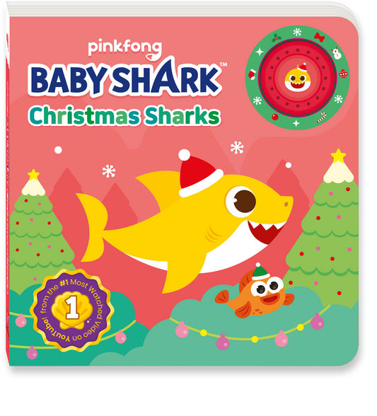 Pinkfong Baby Shark Christmas Sharks (1 Button Sound Book)