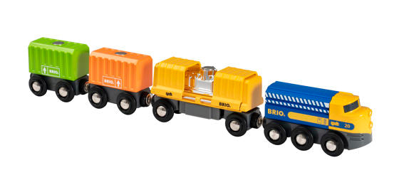 33982 Three-Wagon Cargo Train