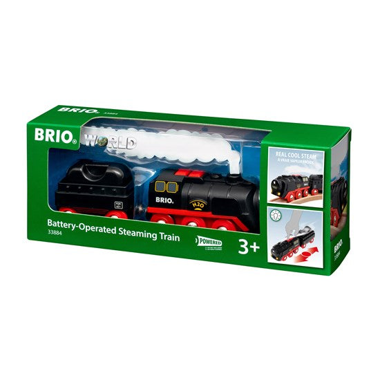 33884 Battery-Operated Steaming Train