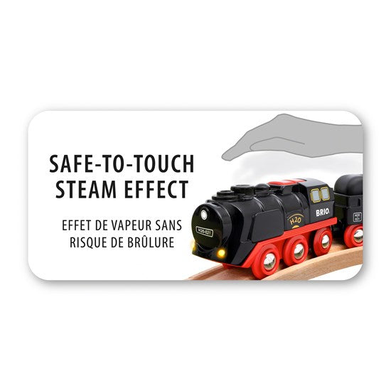 33884 Battery-Operated Steaming Train