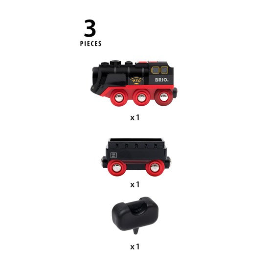 33884 Battery-Operated Steaming Train