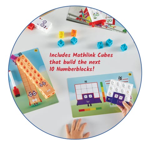 Numberblocks MathLink® Cubes 11–20 Activity Set