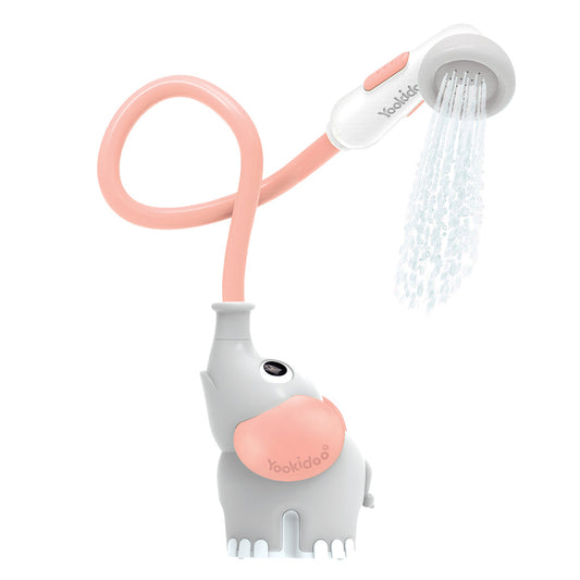Yookidoo Elephant Baby Bath Shower Pink