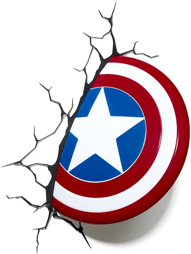 Marvel Avengers Captain America Shield 3D Deco Light