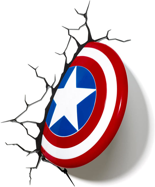Marvel Avengers Captain America Shield 3D Deco Light
