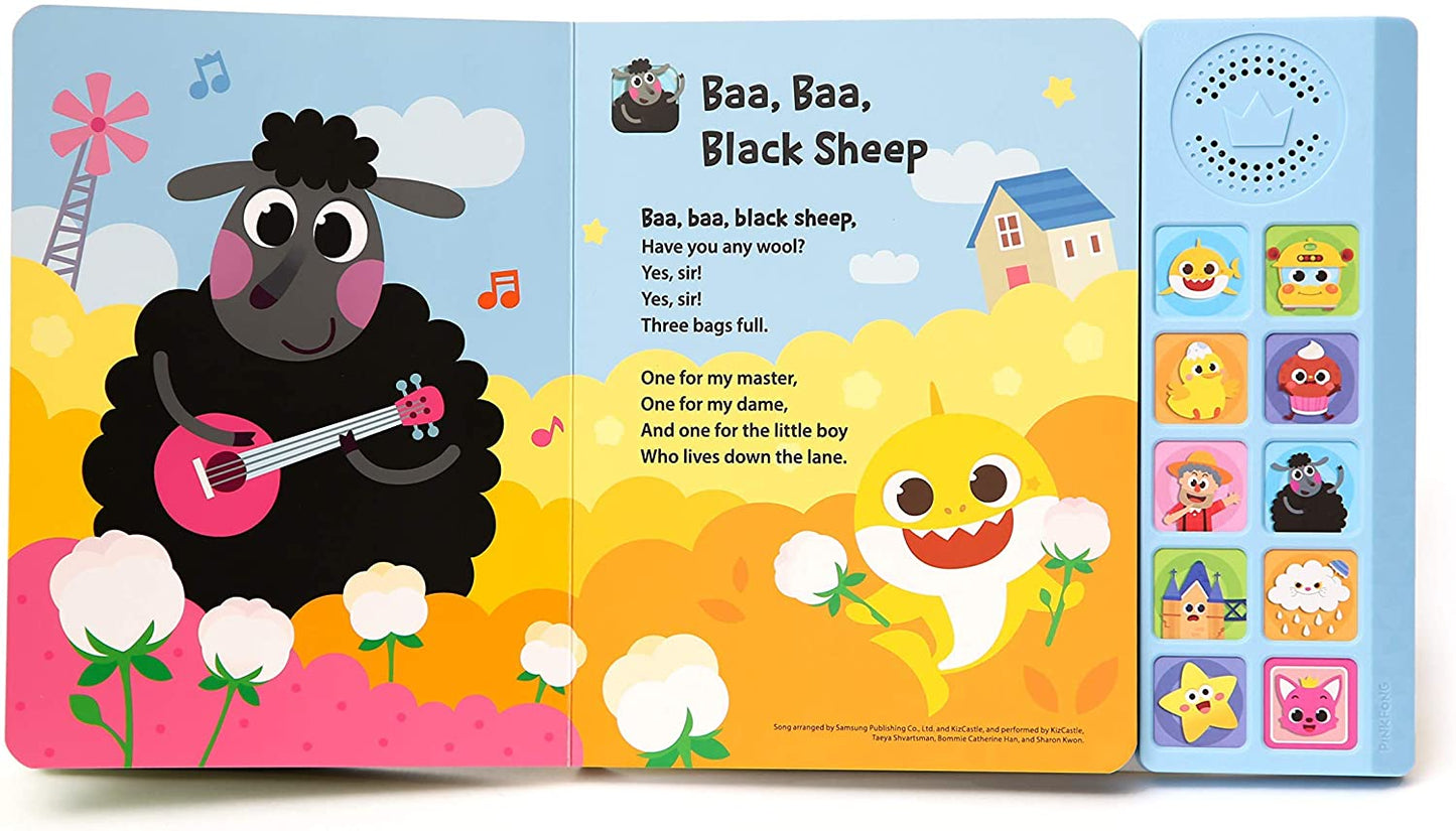Pinkfong Baby Shark Nursery Rhymes Sound Book