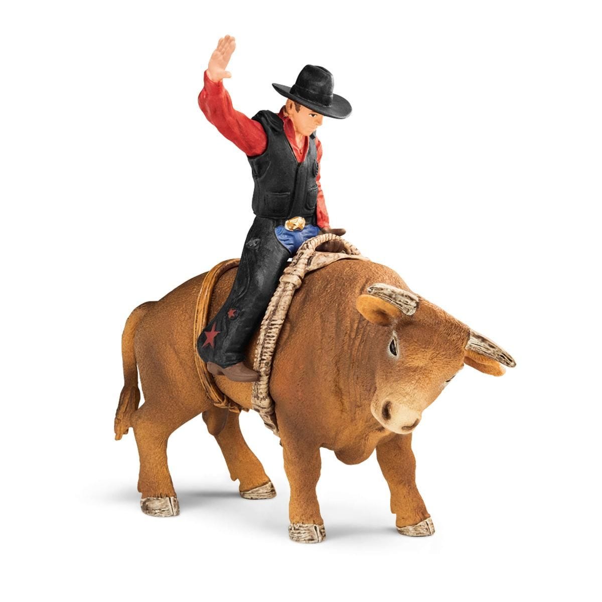 Cowboy with bull 72120
