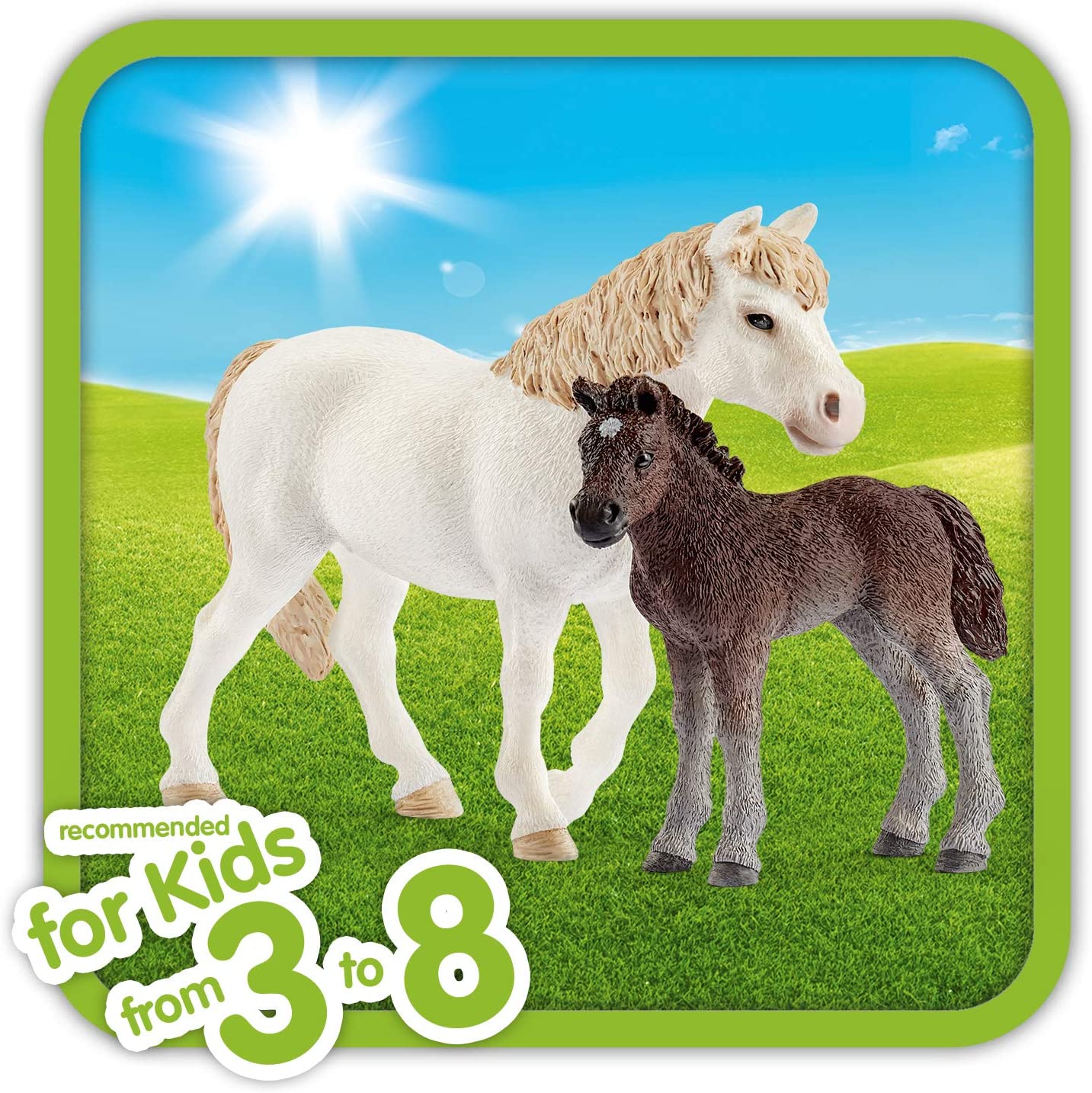Pony mare and foal 42423