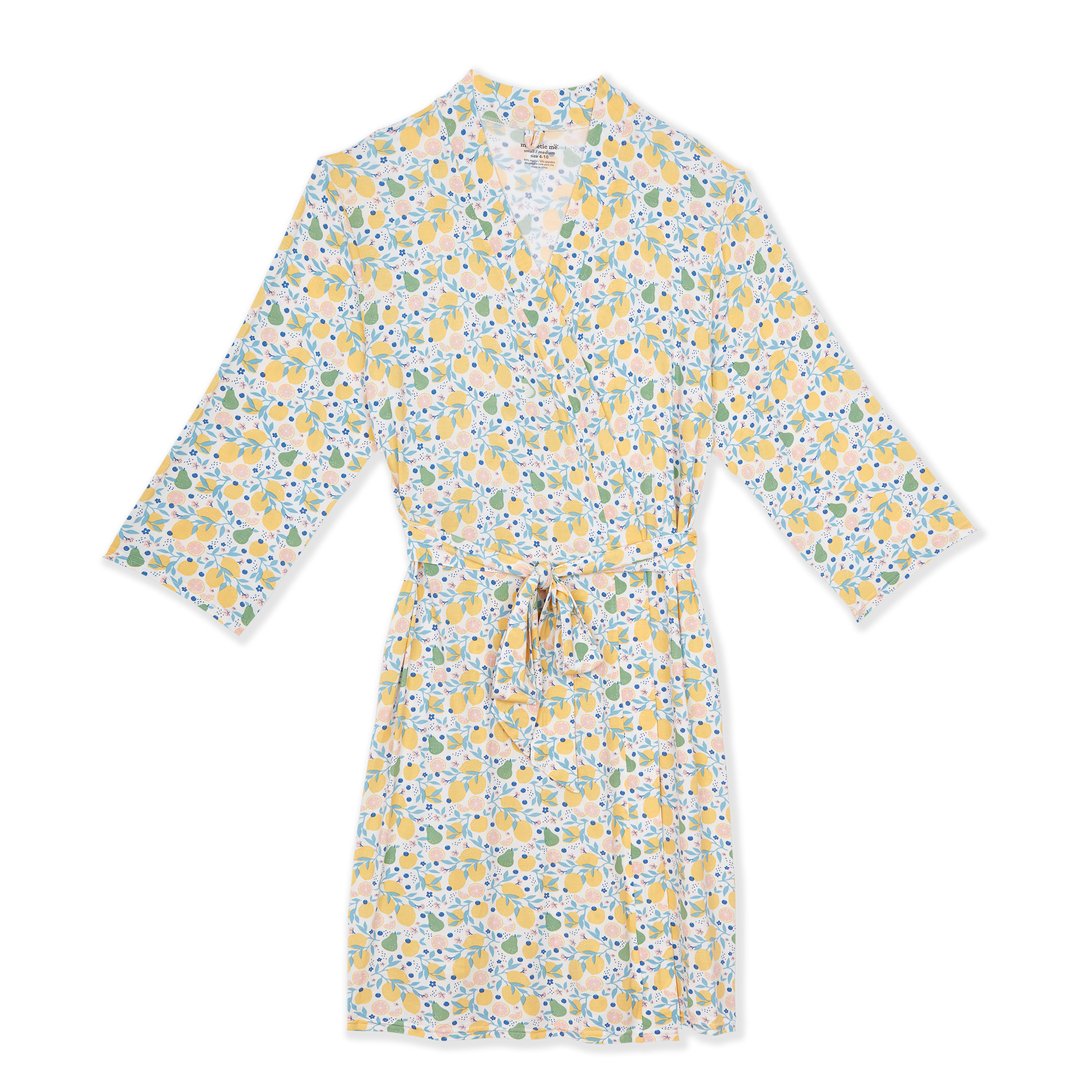 Citrus bloom women's modal robe