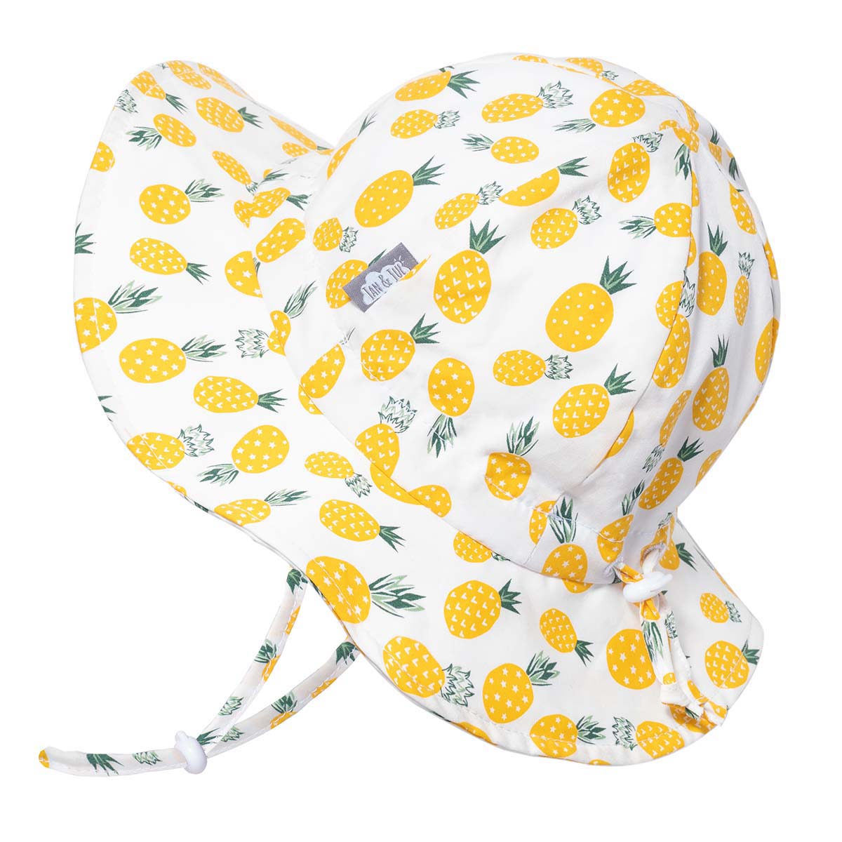 Yellow Pineapple | Cotton Floppy Sun Hat