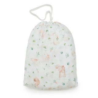 Fitted Crib Sheet - Bunny Meadow