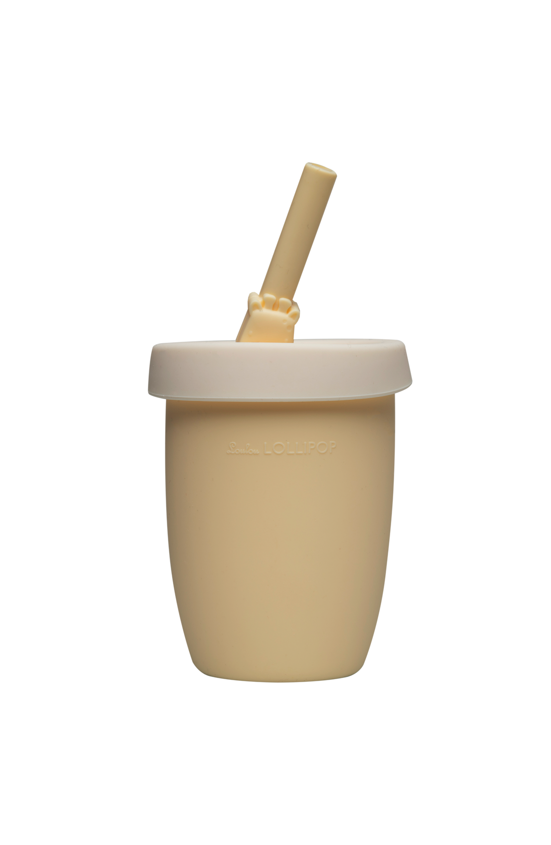 Born To Be Wild Kids Cup with Straw Sunny Yellow