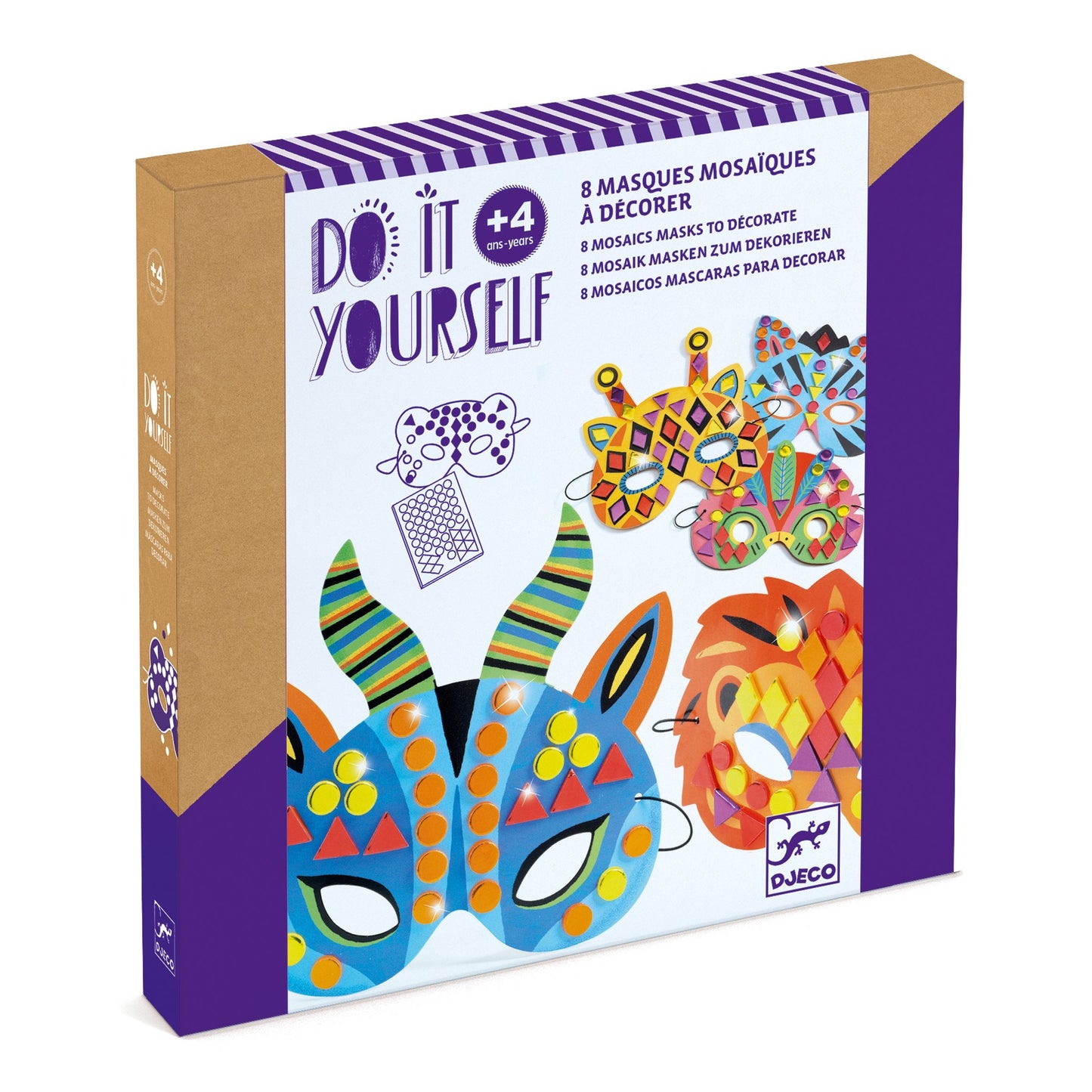 Jungle Animals DIY Masks Craft Kit