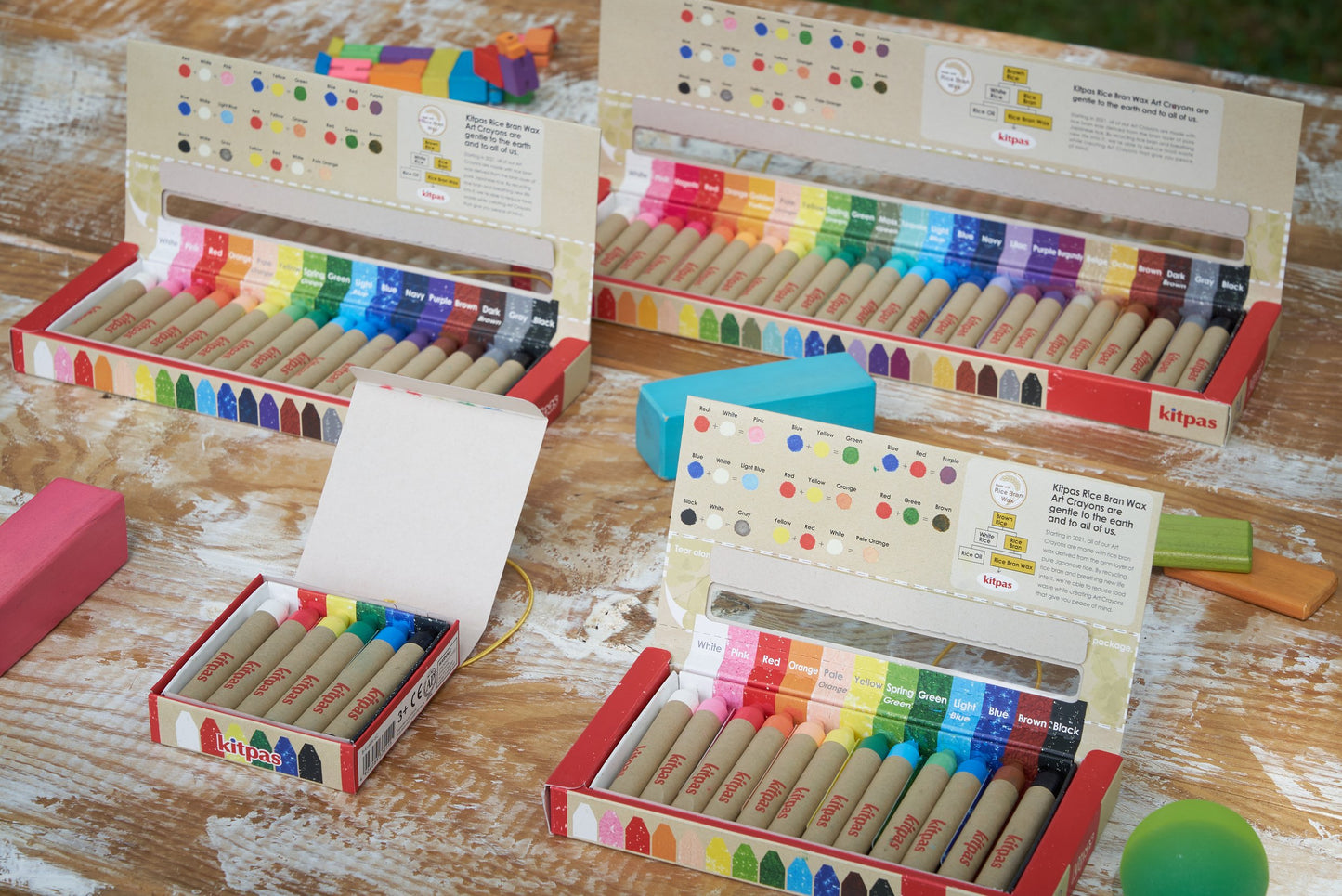 Rice Bran Wax Art Crayons 16 Colors