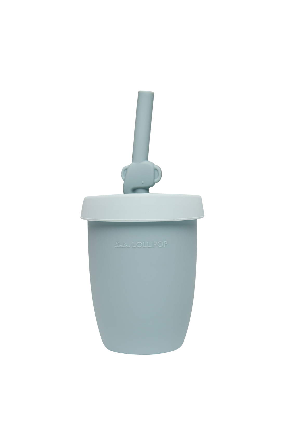 Born To Be Wild Kids Cup with Straw Blue