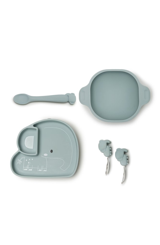 Silicone Suction Snack Plate - Elephant