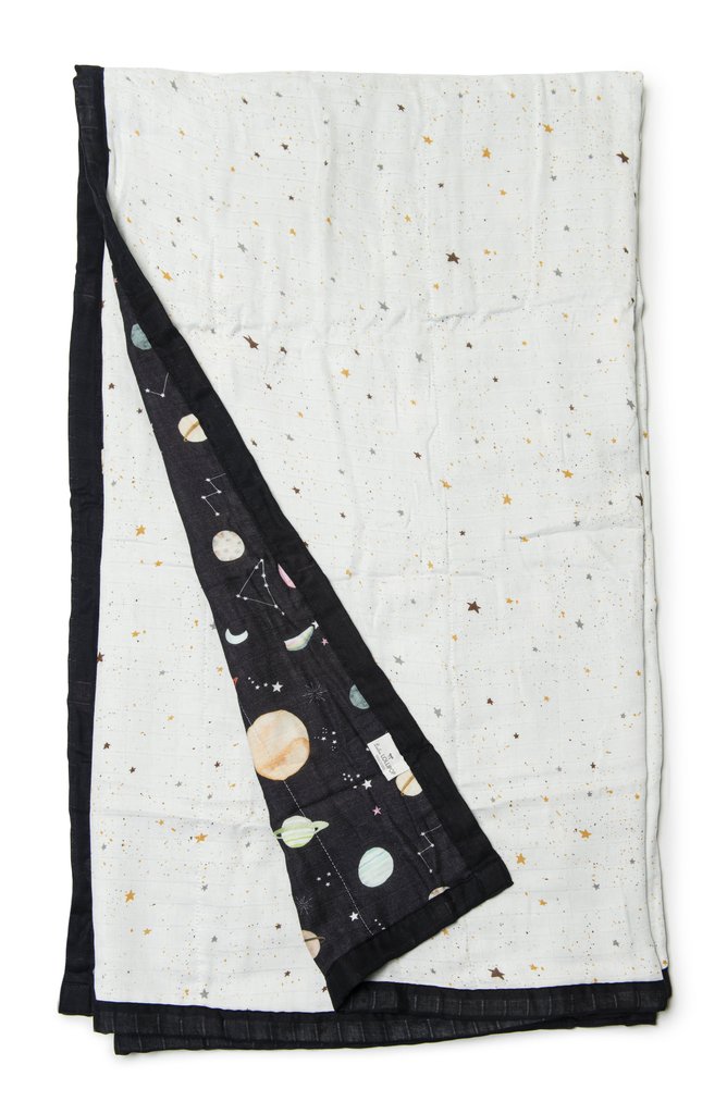 Oversized Muslin Quilt - Planets