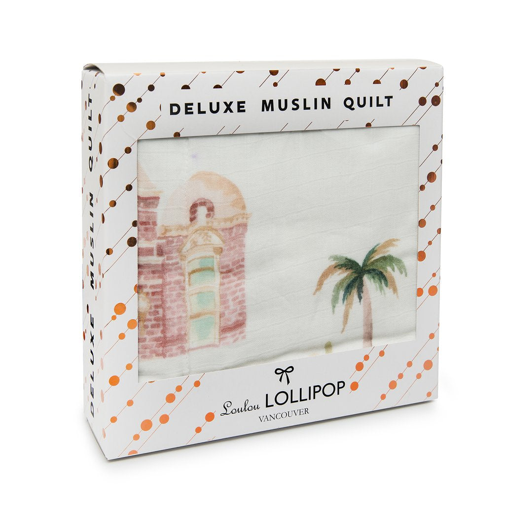 Muslin Quilt Blanket - Los Angeles