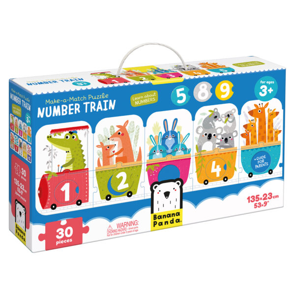 Make-a-Match Puzzle Number Train