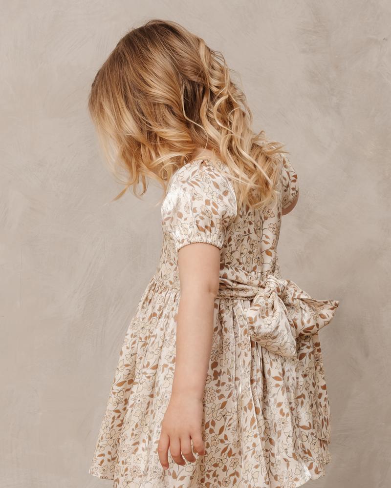 LUISA DRESS | GOLD FLORAL