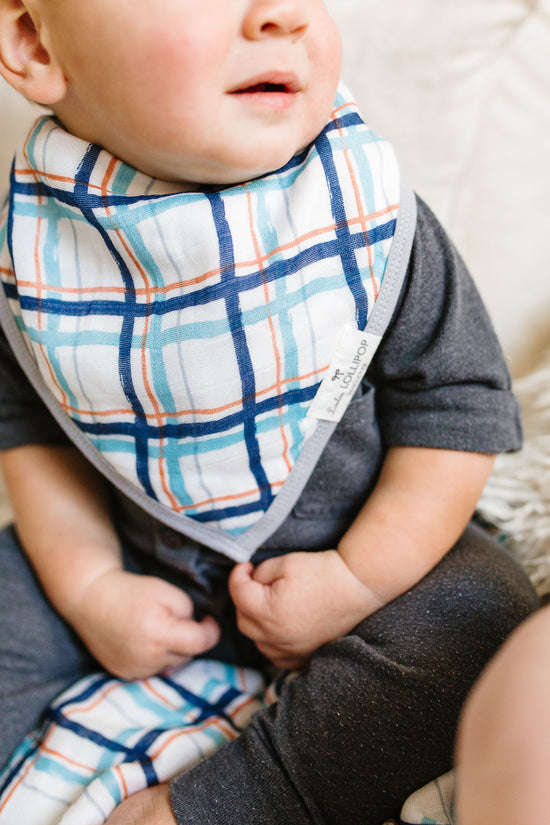 Muslin Bandana Bib Set - Born To Fly