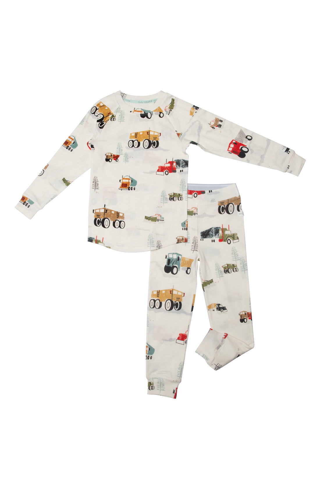 2-Pc Pajama Set In TENCEL™ - Happy Trucks