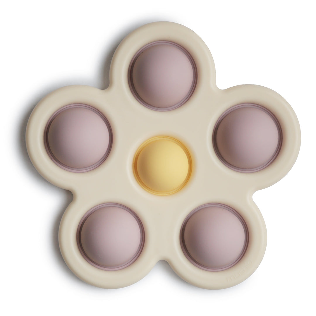 Flower Press Toy Soft Lilac/Daffodil/Ivory