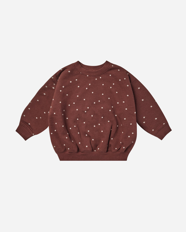 relaxed sweatshirt || stars