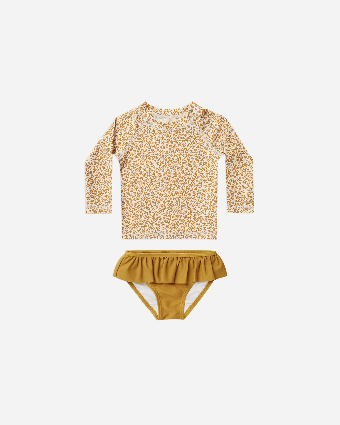 rashguard girls set | marigold