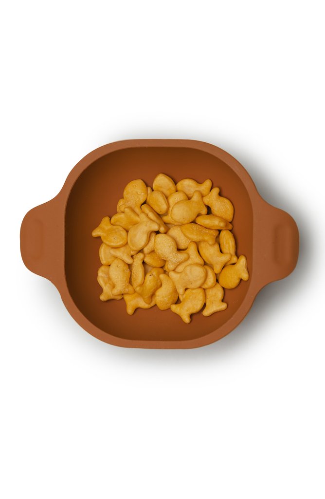 Silicone Snack Bowl - Ginger Honey