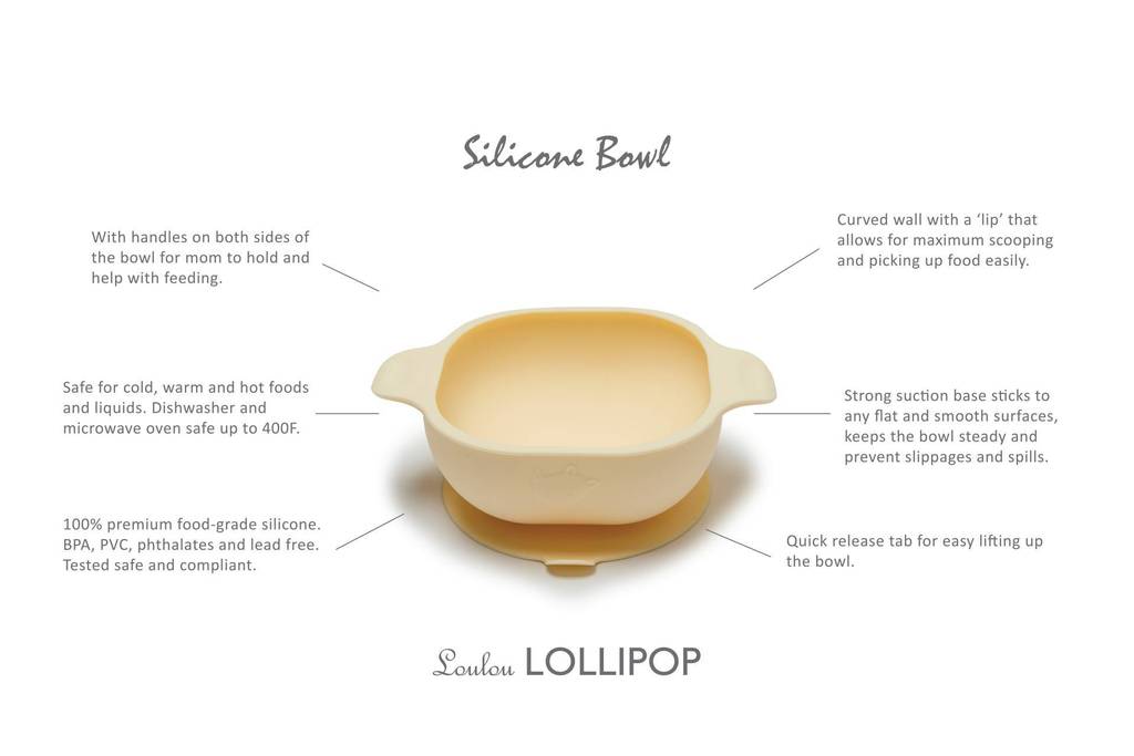 Silicone Snack Bowl - Sunny Yellow