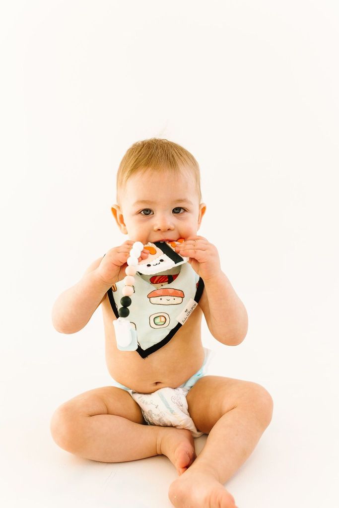 Muslin Bandana Bib Set - Sushi / Taco