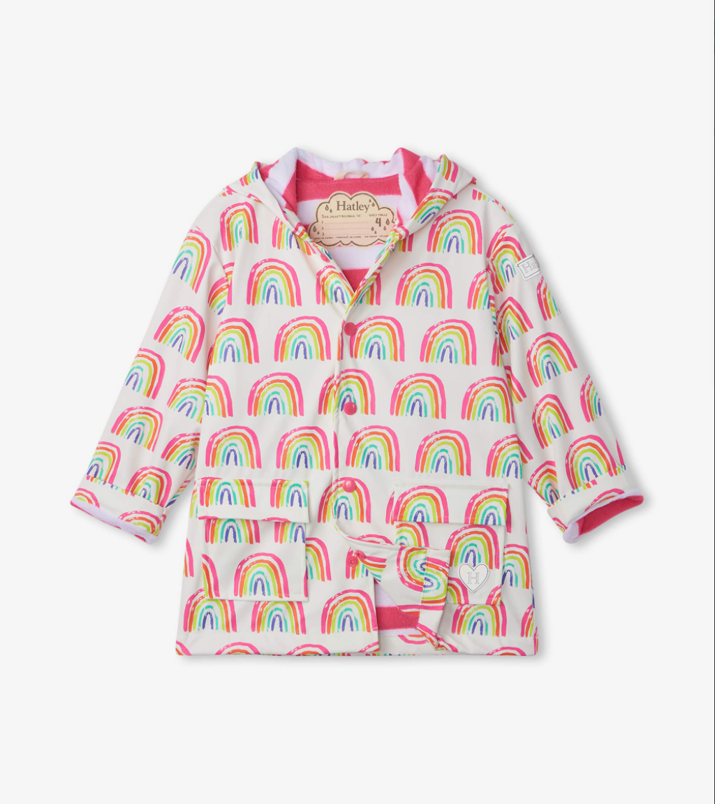 Pretty Rainbows Raincoat