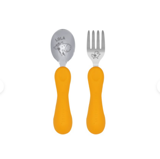 Easy Grip Fork & Spoon Set