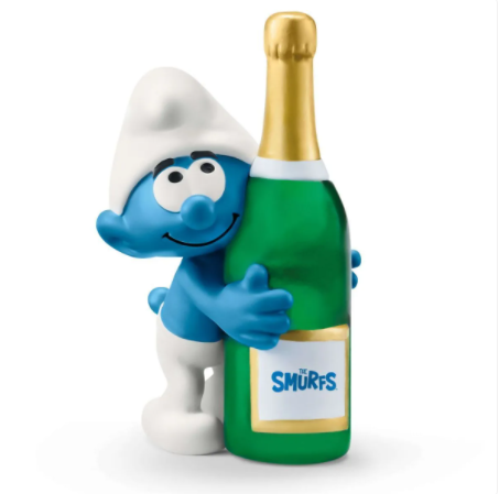 Smurf with bottle 20821